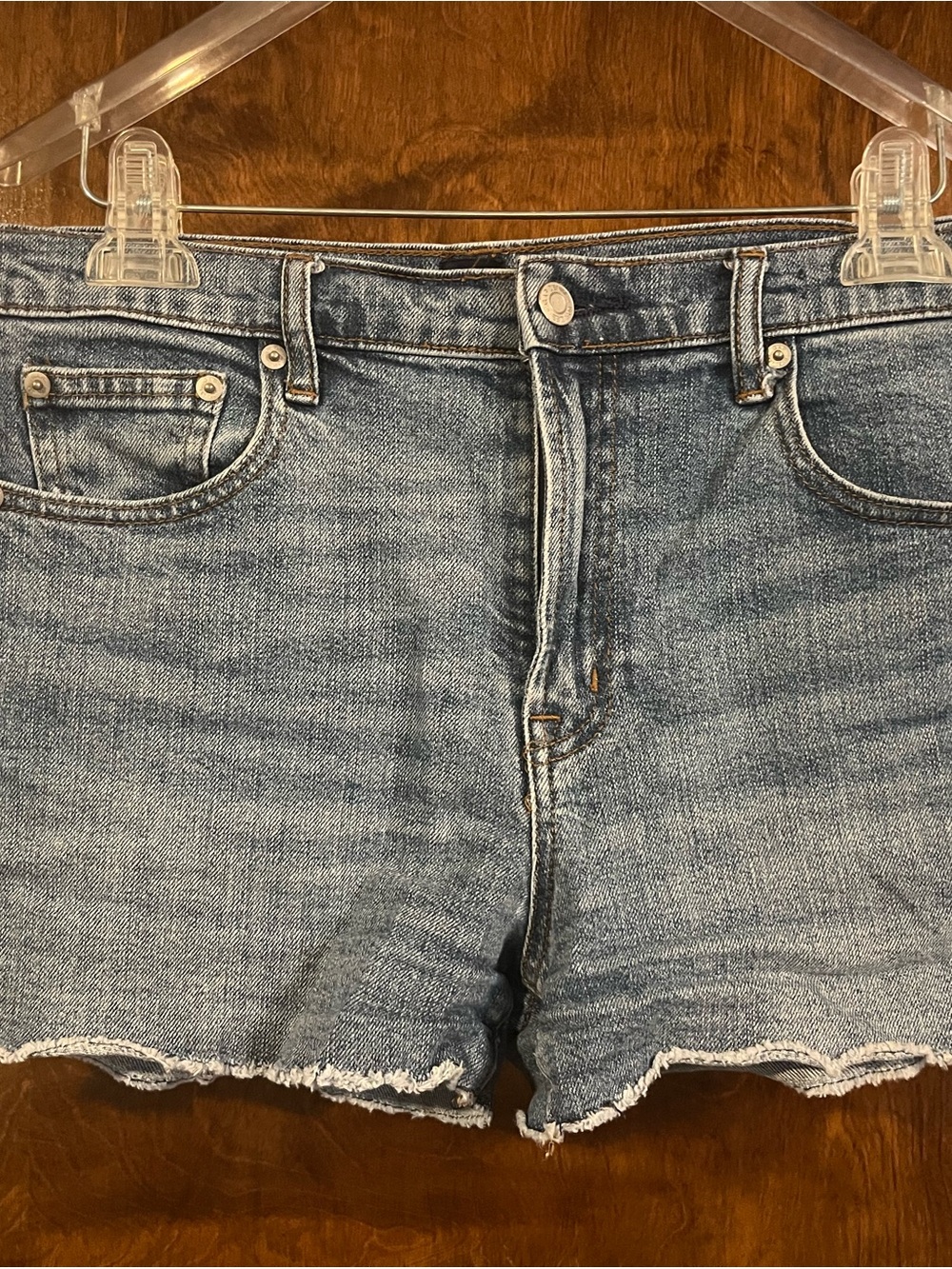 GAP Classic Light Wash Denim Cutoff Shorts